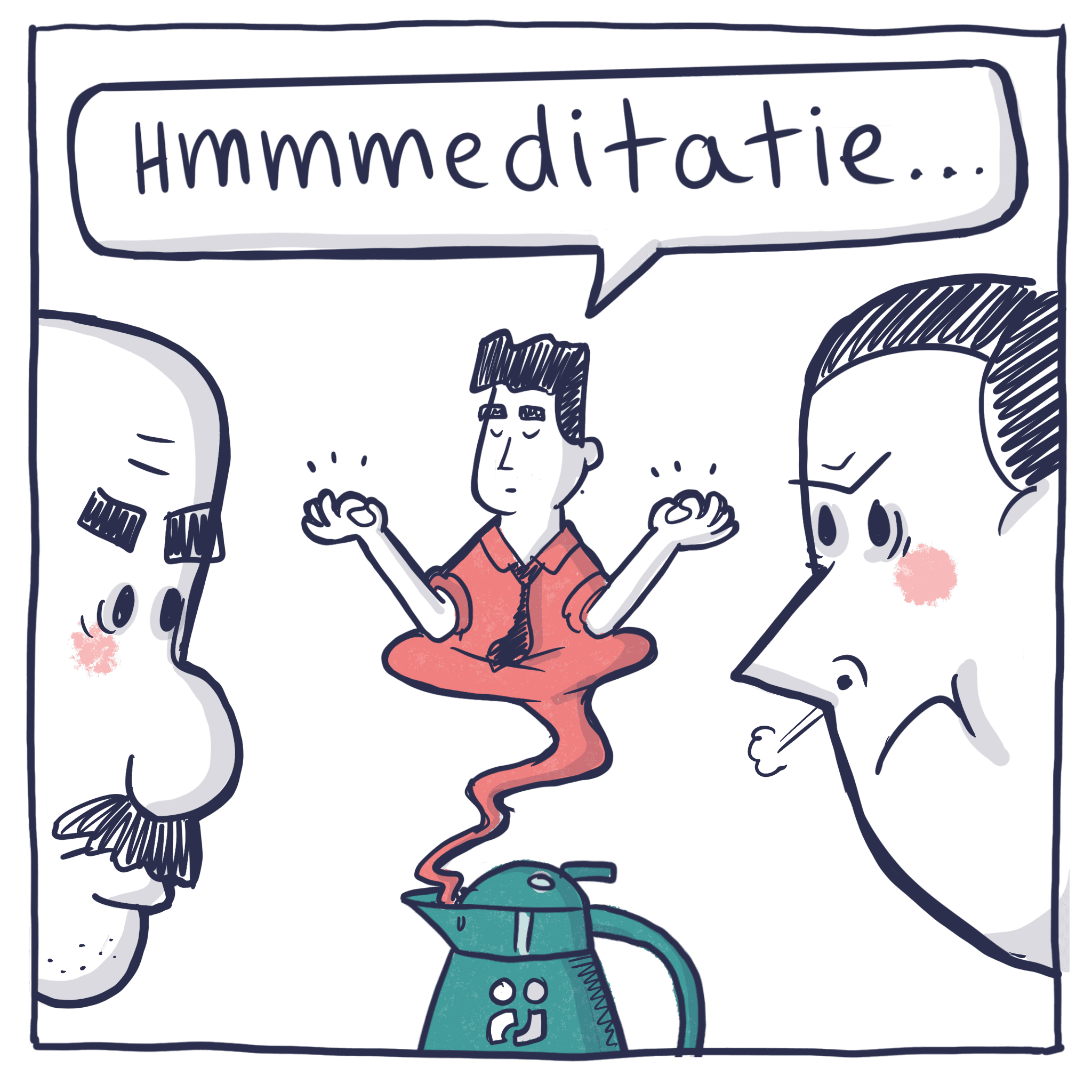 arbeidsconflict en meditatie